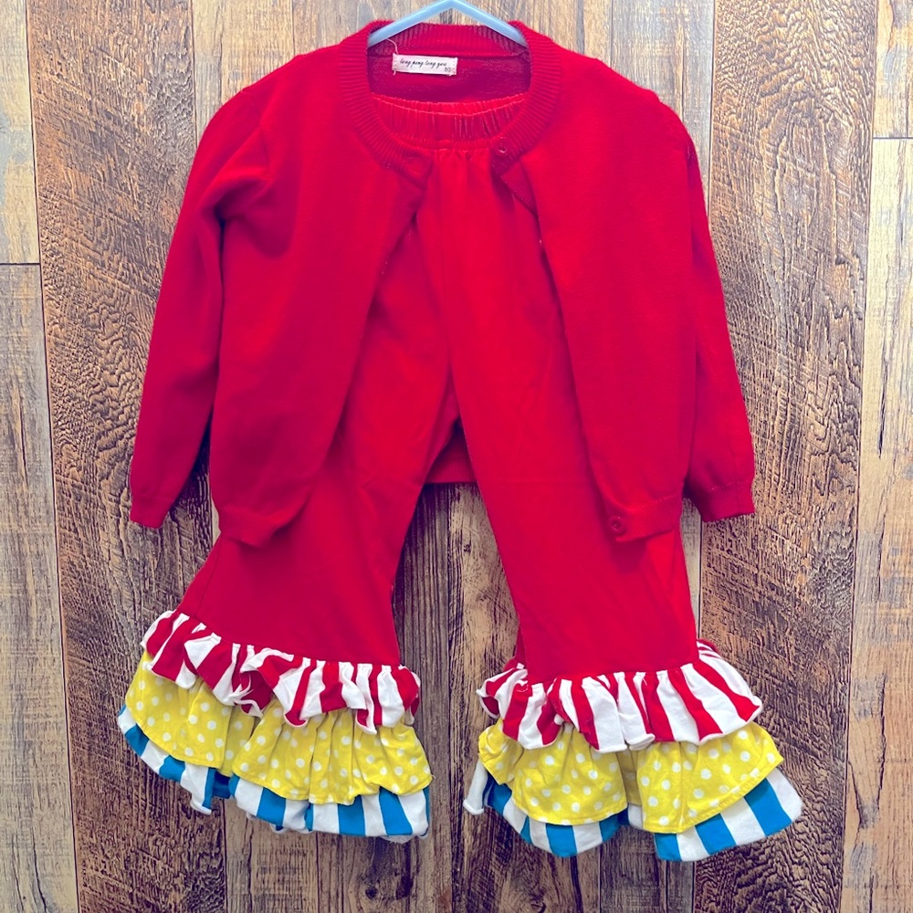 Pants and cardigan top